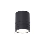 Ansell Downlight LED Reef Nero 5W 486lm 90D - 830-840-860 CCT | 85mm - IP65 - Esterni