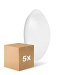 Confezione Multipack 5x Ledvance Surface Circolare 400 24W 830 1920lm Bianca IP44 | con Sensor - Luce Calda - Sostitutiva 2x26W