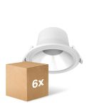 Confezione Multipack 6x Noxion Downlight LED Apollo V2.0 9-15W 1080-1860lm 60D - 830/840 CCT | 175mm - Ritaglio 150mm 