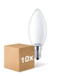 Confezione Multipack 10x Philips Corepro LED Candela E14 Ghiaccio 6.5W 806lm - 840 Bianco Freddo | Sostitutiva 60W