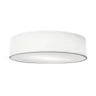 D'Lite Lunelle Luce da soffitto 50cm Tessuto Bianca | Adatto per 1x E27 