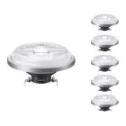 Confezione Multipack 6x Philips MASTER LED Faretti G53 AR111 10.8W 600lm 40D - 927 Bianco Molto Caldo | Miglior resa cromatica - Dimmerabile - Sostitutiva 50W