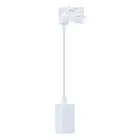 Noxion Luce A Binario Luce Pendente 3 Fasi Ecowhite Aluminium Bianca | Adatto per 1x GU10